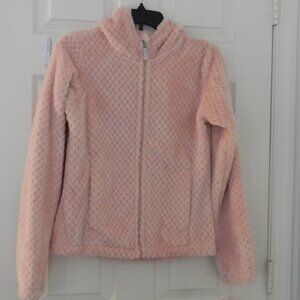 B4ALL Girls Fleece Hoodie Pink Sz 14/16 Pockets Zip-up NWT